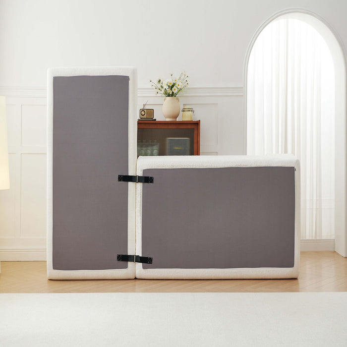 Modular Cloud Sectional Couch With L Shape Chaise, Deep Seat