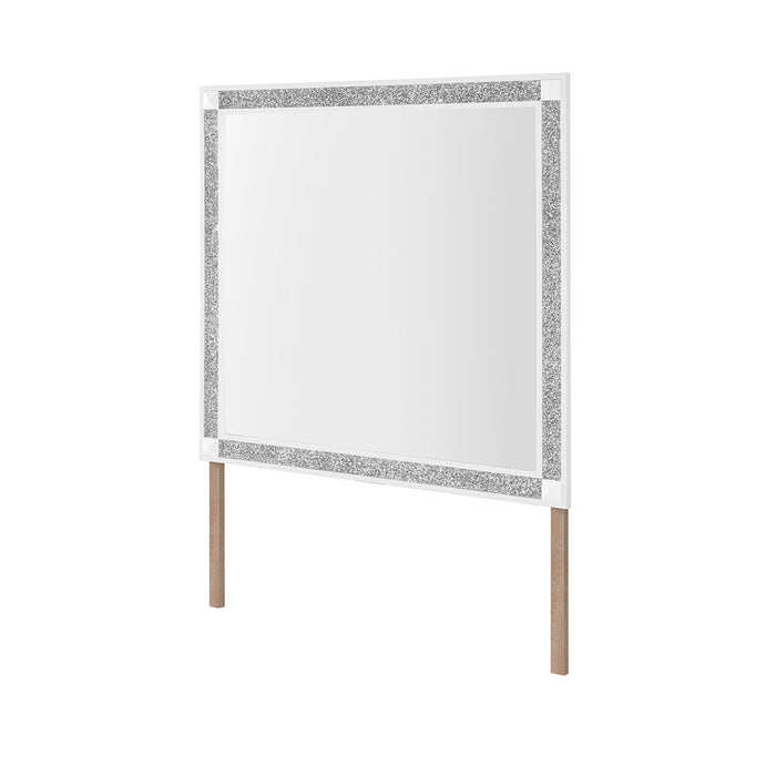Soulmarie - Mirror, Connects To Dresser - White