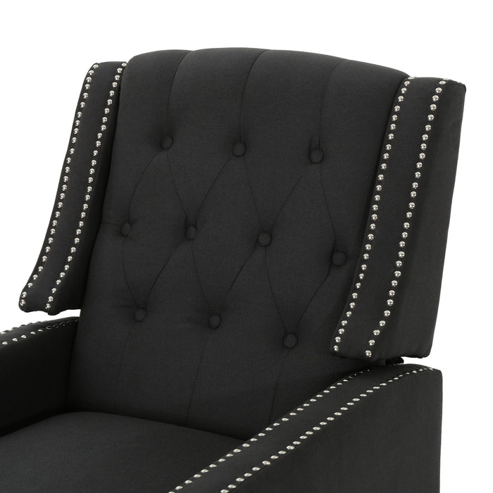 Classic Fabric Push Back Chair