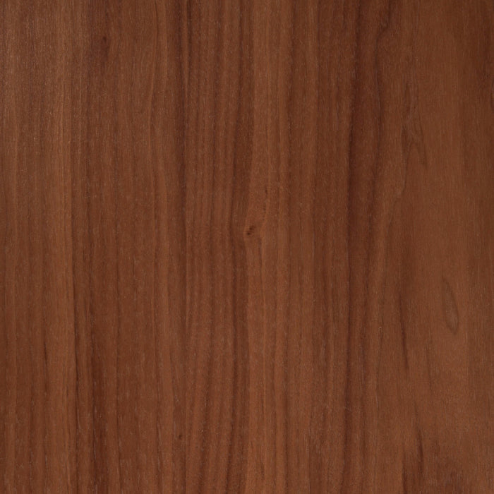 Folia - Mid-Century Modern Round Dinette Table - Walnut / Clear