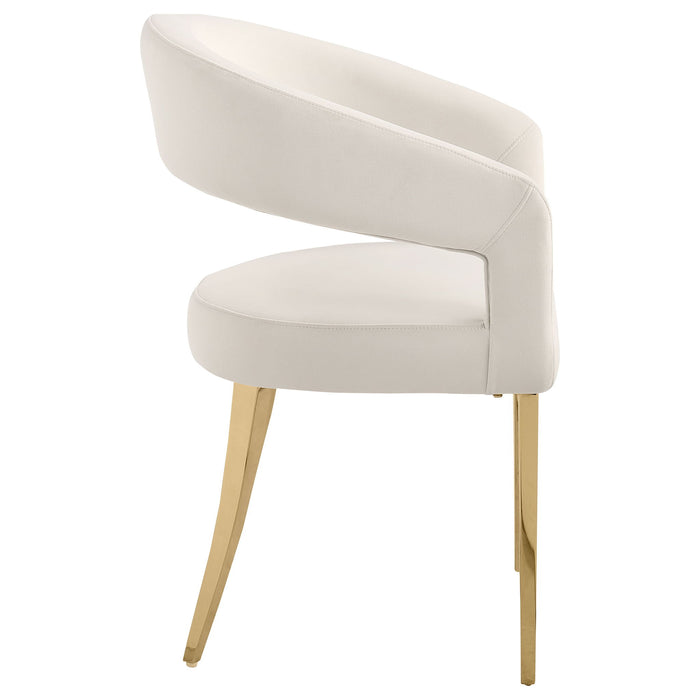 Rendina - Upholstered Dining Arm Chairs (Set of 2) - Cream