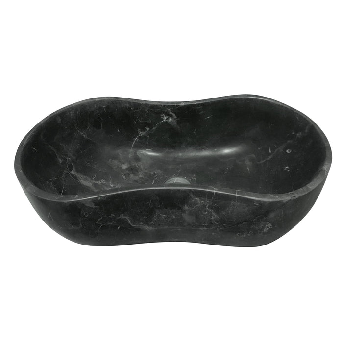 Bathroom Vessel Sink With Wavy Design