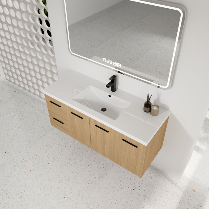 Floating Bathroom Vanity With Sink, Modular Cabinet