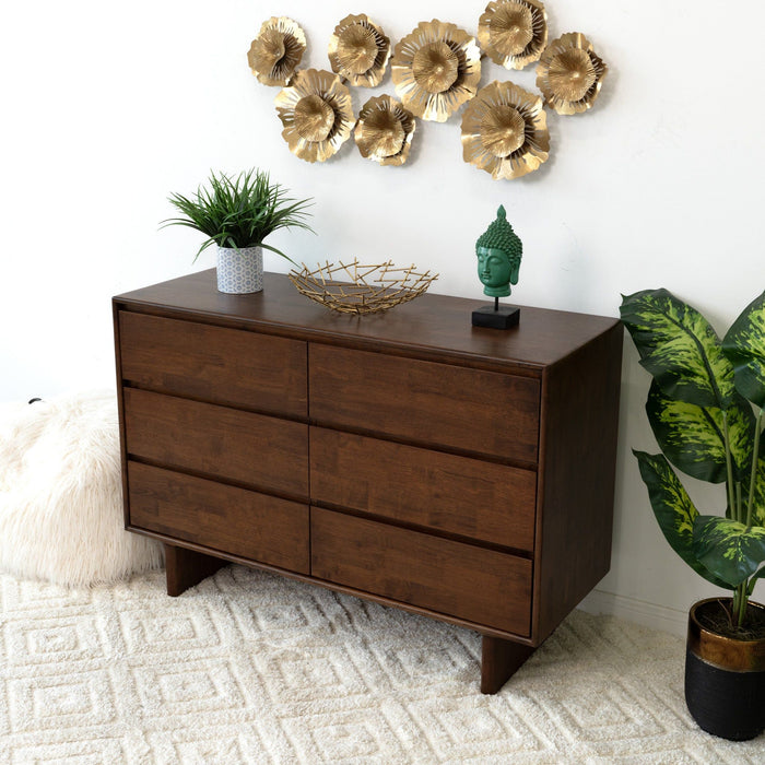 Dubrovnik - Dresser With 6 Drawers - Brown