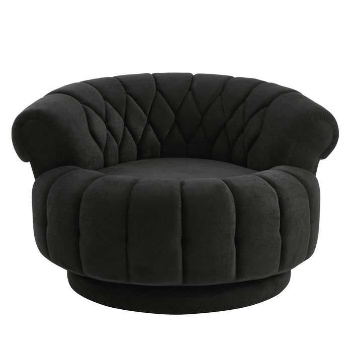 Round Swivel Accent Chair With Rotation