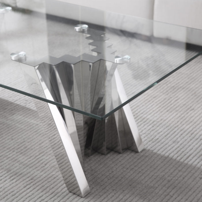 Table With Twisted Fan Shaped Legs