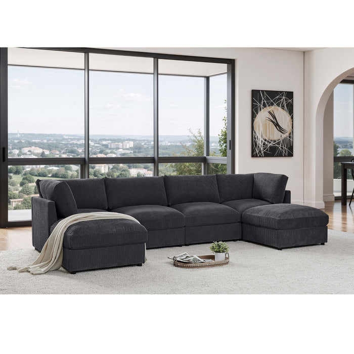 Modern Reversible Modular Sectional