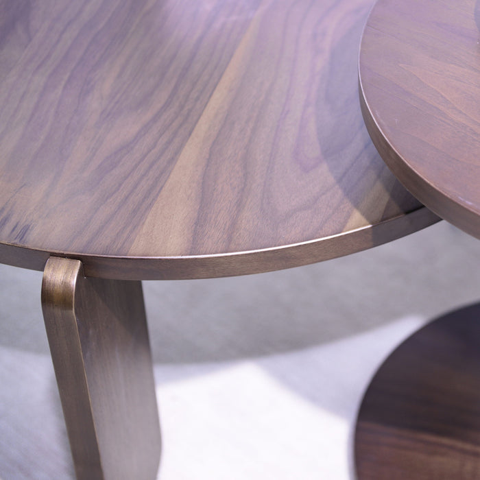 Round Coffee & End Table Set