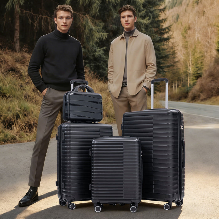 4 Piece Luggage Set, Combination Lock
