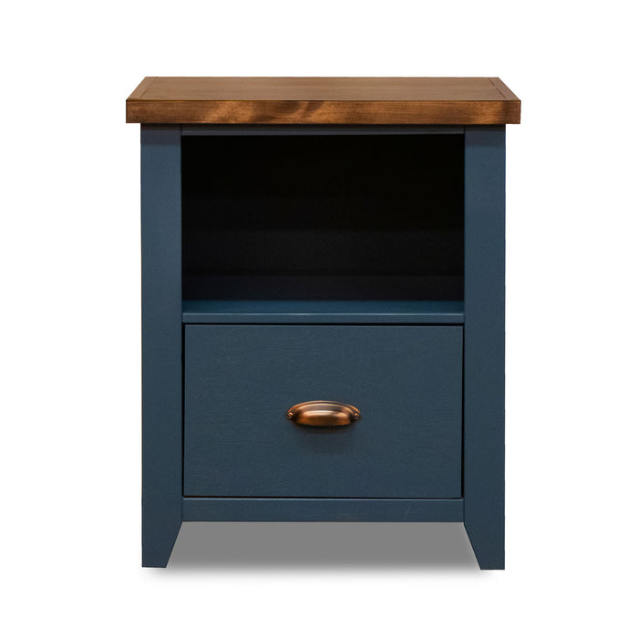 Drawer File - Blue Denim / Whiskey