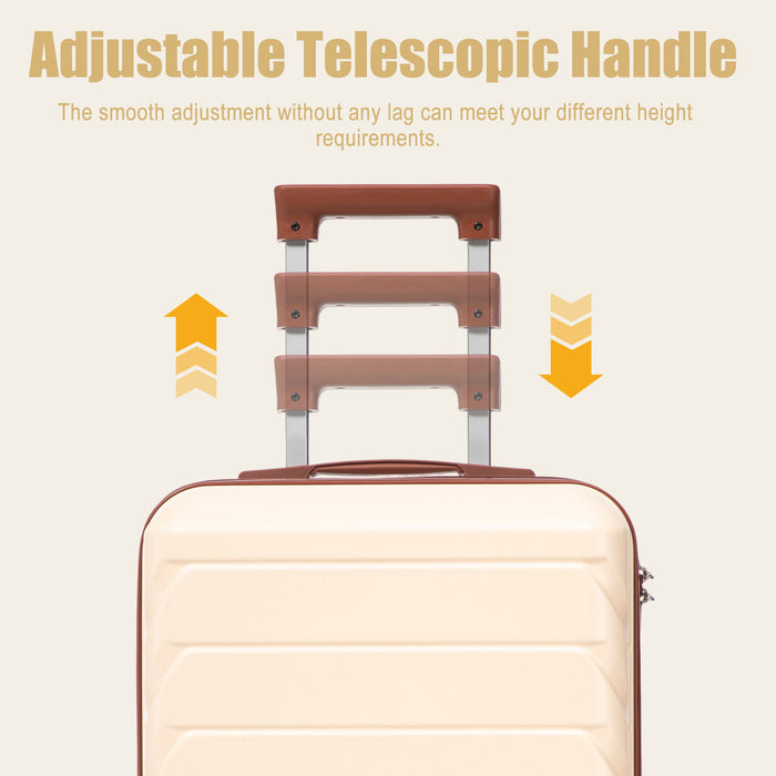Hard Shell Travel Luggage With Scratch Resistant Surface