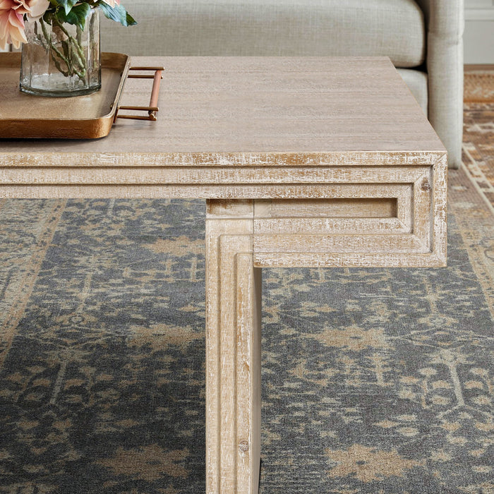 American Vintage Industrial Coffee Table, Double Tier Design