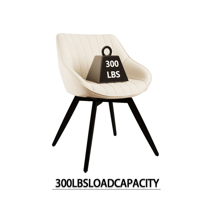 Round Dining Table Set With Tulip Design And 2 Chairs