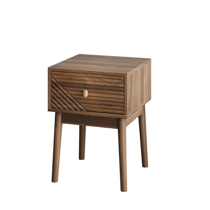 Medieval - Bedside Table - Walnut