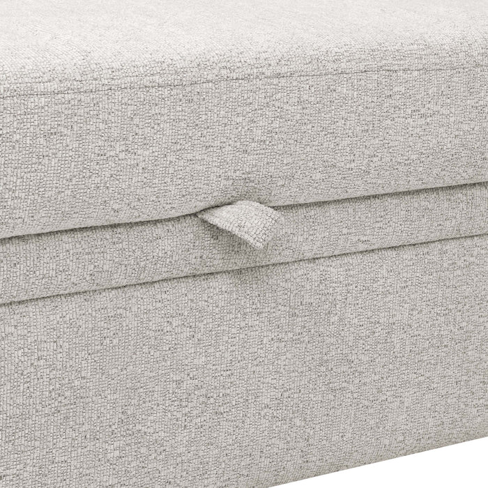 Upholstered Sectional With Pull Out Bed And Chaise Storage