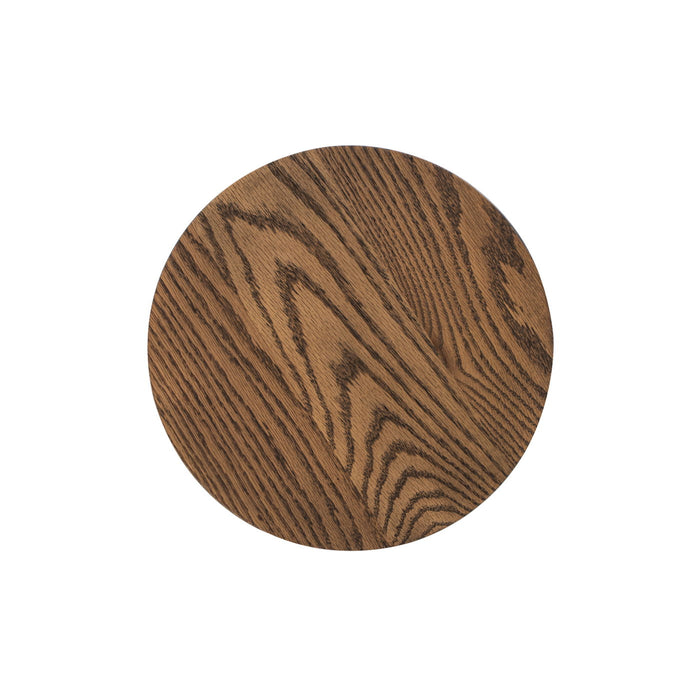 Spencer - Minimalist Oak Adjustable Bar Counter Stool - Walnut Brown Oak