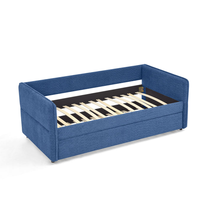 Upholstered Daybed With Pop Up Trundle
