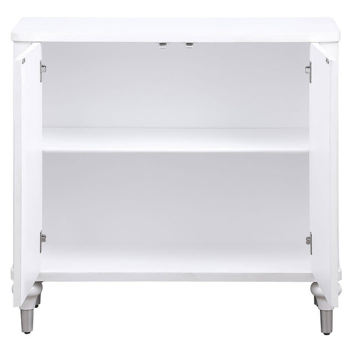 Angus - 2 Door Mandala Accent Cabinet - White