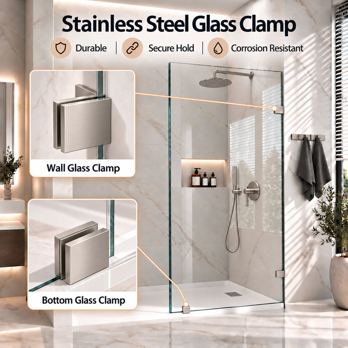 Frameless Walk-In Shower Glass Panel