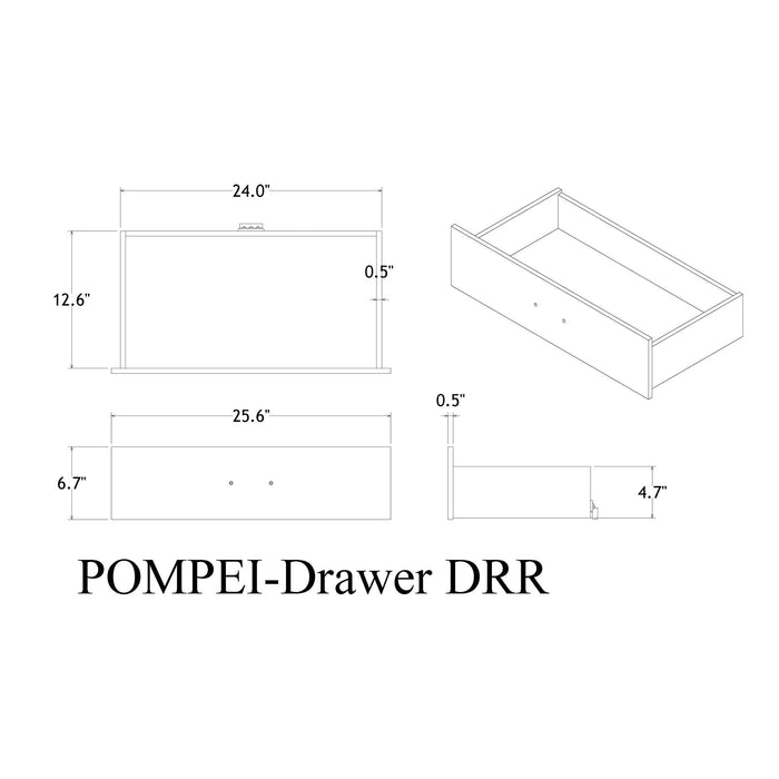 Shaker - Crocodile Metallic Dresser