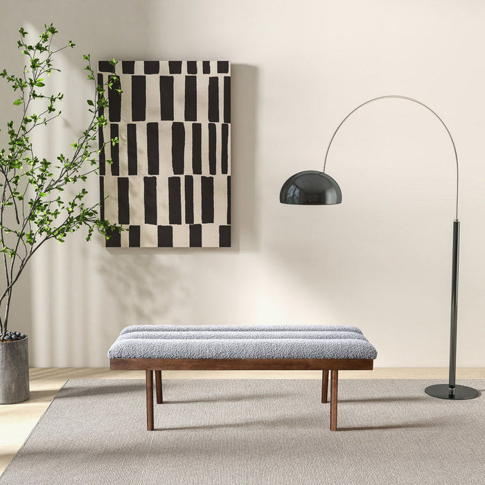Troni - Bench - Brown / Light Gray