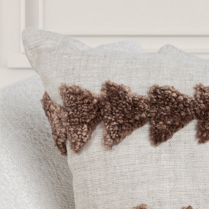 Essay - 22" x 22" LN Pillow - Frothed Brown