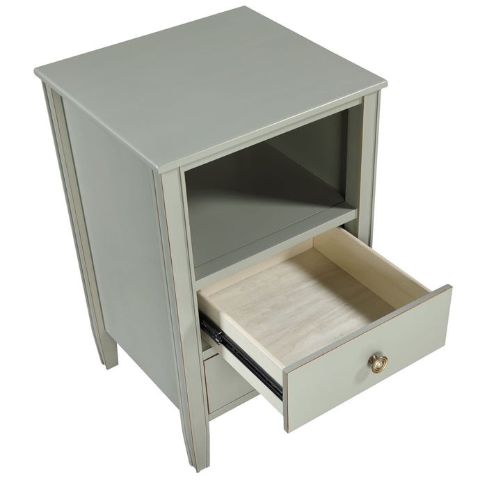 Winston - 2 Drawer Storage Nightstand