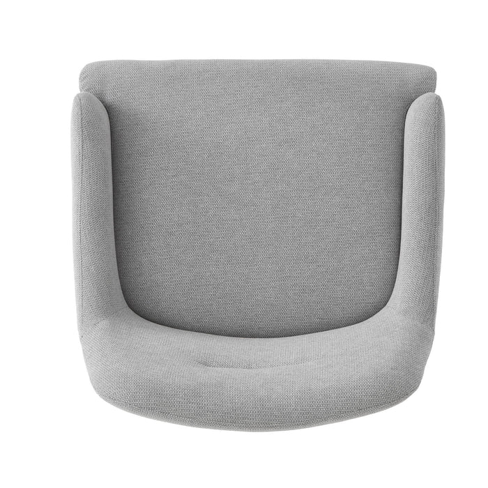 Modern Elegance Accent Chair With Curved Backrest