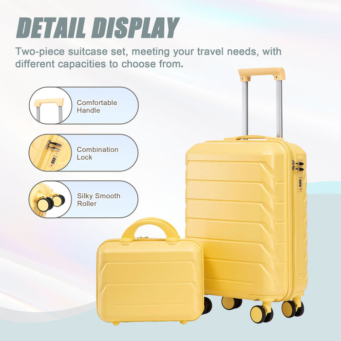 Spinner Luggage Set With Combination Lock