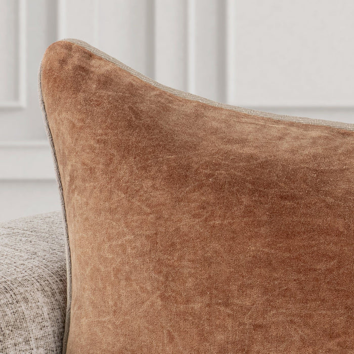 Heirloom - 16" x 36" SLD Velvet Pillow - Hazel