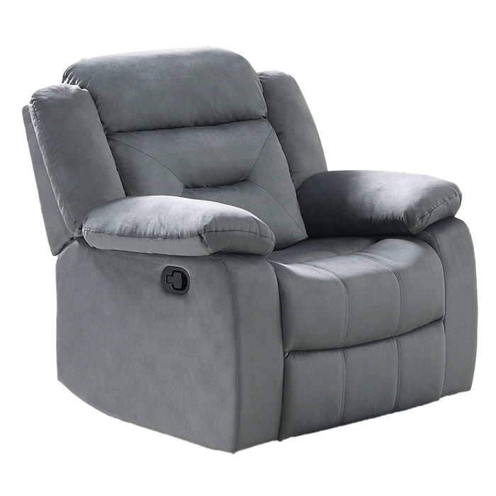 Contemporary Living Room Set With Pillow Arms And Headrest Support