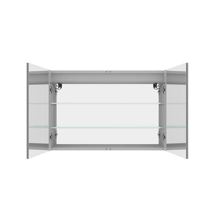 Medicine Cabinet With LED Vanity Mirror, Anti-Fog, Waterproof, Dimmable With Touch Switch