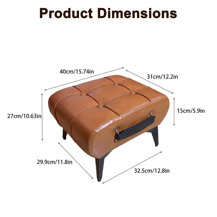 Minimalist Footstool With Hidden Storage
