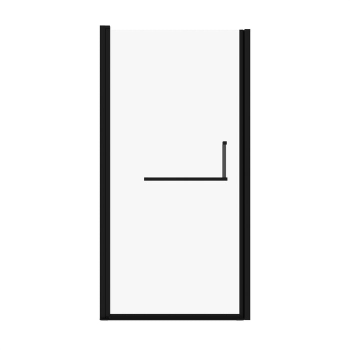 Semi-Frameless Pivot Shower Door With Adjustable Width, Reversible Installation
