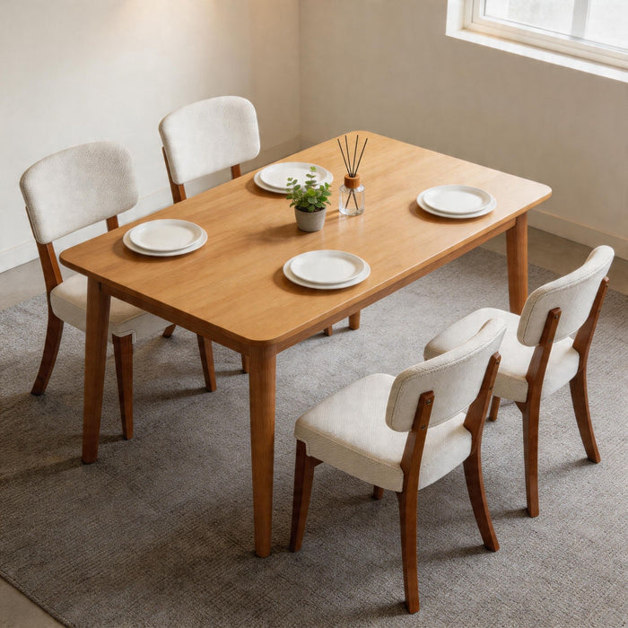 Contemporary Armless Dining Chairs (Set of 2)