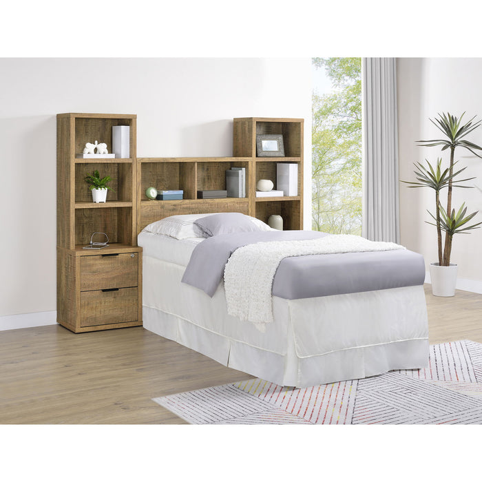 Geary - Bookcase Headboard With Open Cubbies