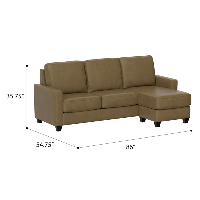 Dawson - Reconfigurable Chaise Sectional - Mocha