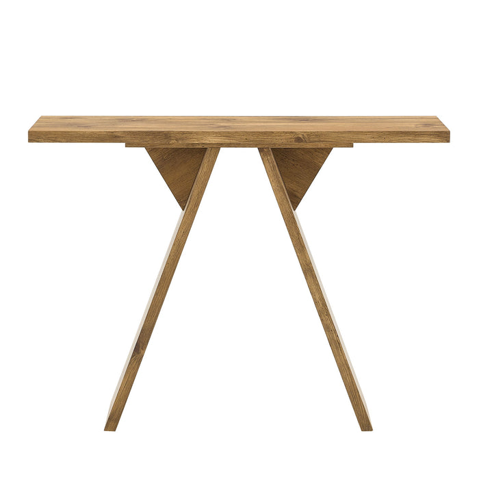 Console Table With V - Shaped Base