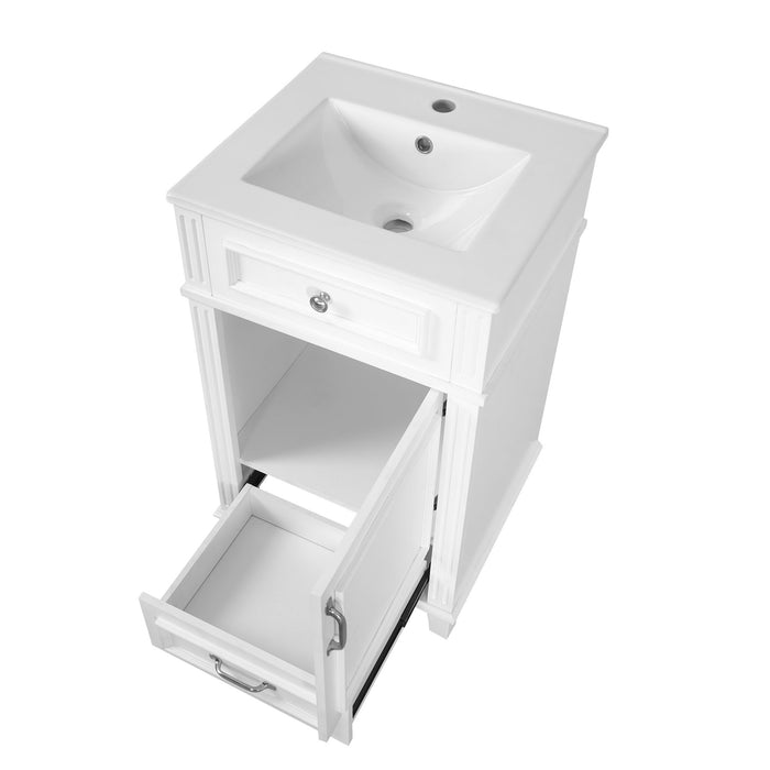 Bathroom Vanity With Sink, Drawer & Soft Closing Door