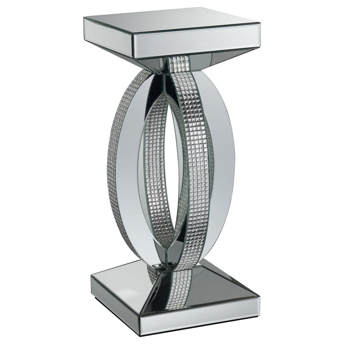 Empire - Square Side End Table - Silver