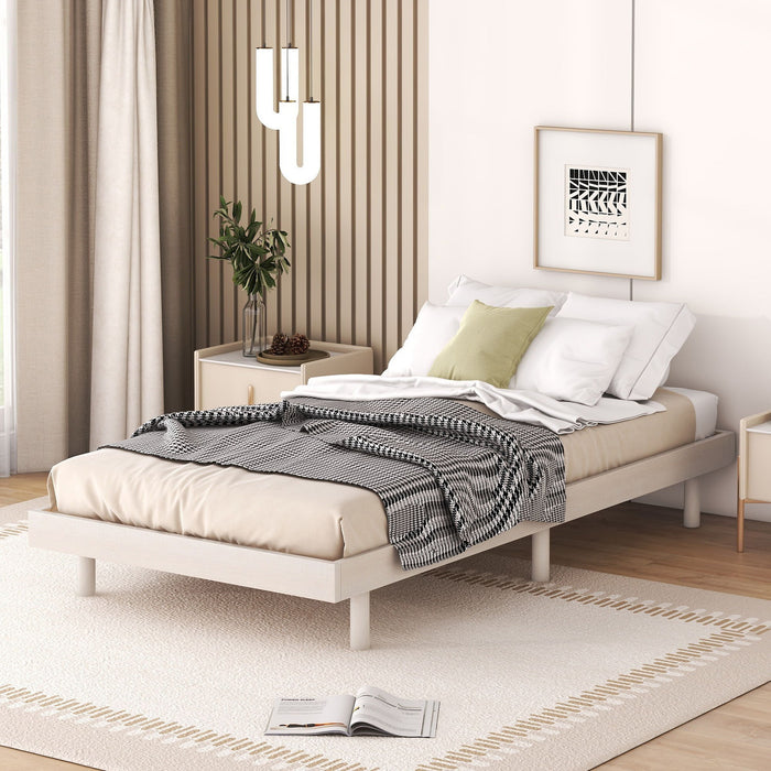 Modern Floating Platform Bed Frame