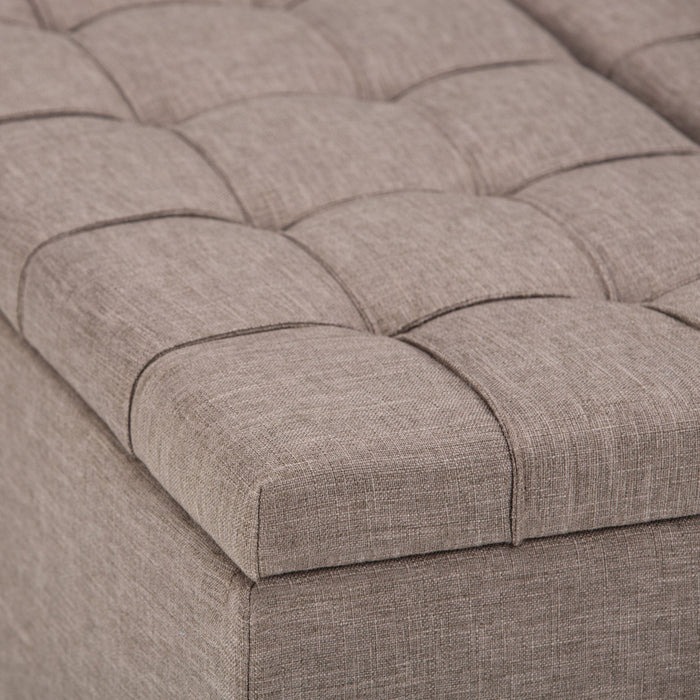 Harrison - Upholstered Coffee Table Storage Ottoman