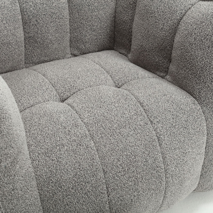 Soft Chenille Bean Bag Chair With High Resilient Foam