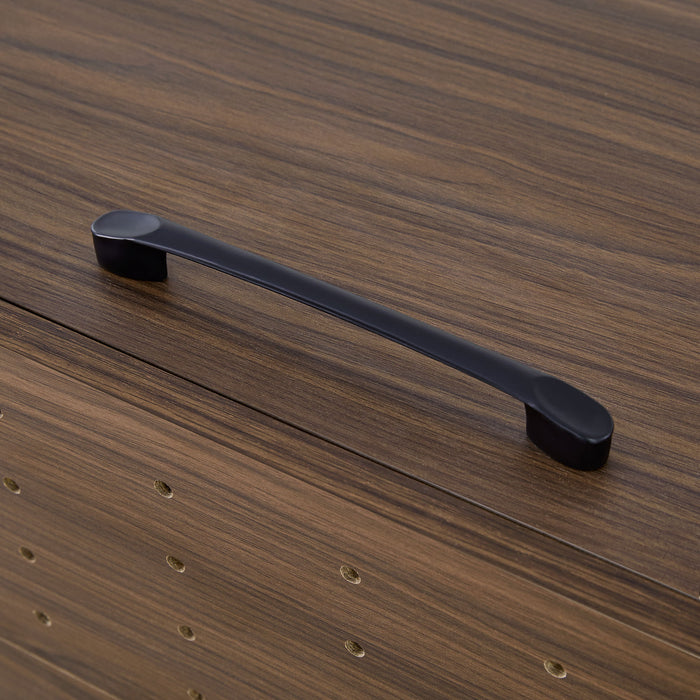 Furniture Style Multi Use Cat Litter Box House With Storage - Walnut