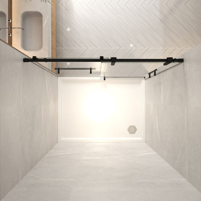 Frameless Sliding Bathtub Door With Frame