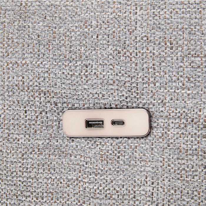 Sectional Sofa Modular U-Shaped With Ottoman & USB Ports