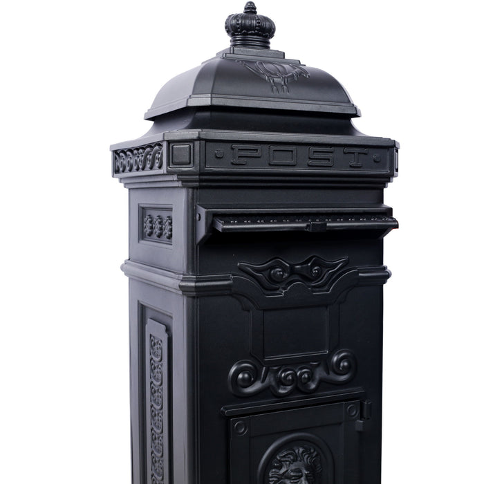 Mailboxs Residential Large-Capacity Letter Box, Rainproof Postbox Statue