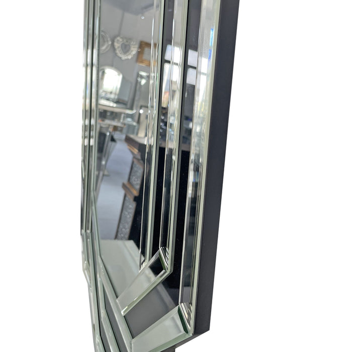 Diamond Wall Mirror - Silver