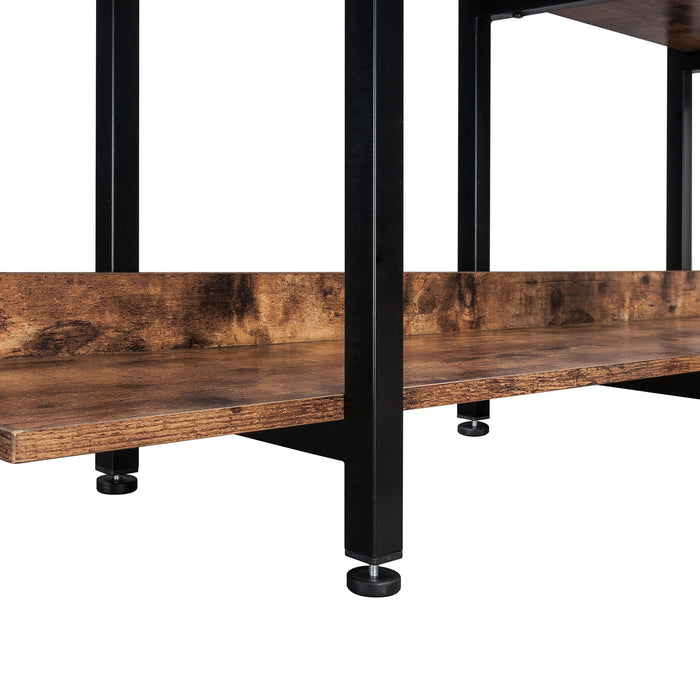 Vintage Industrial 5 Tier Bookcase