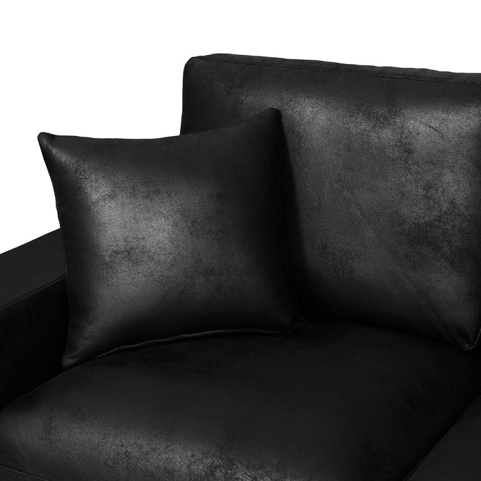 Sectional With 2 Ottomans